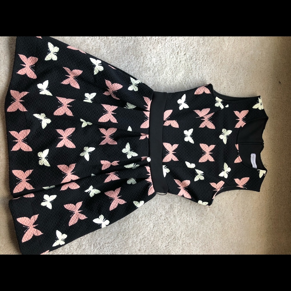 Butterfly skater dress